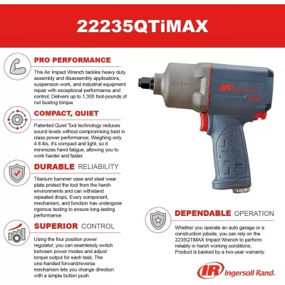 Ingersoll Rand 2235QTIMAX Air Impact Wrench