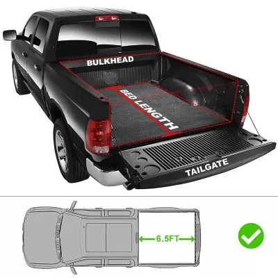 OSIAS Soft Quad Folding Tonneau Cover Compatible with 02-23 Dodge Ram 1500 2500 3500 (Inclu. Classic & New) 