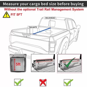 OSIAS Jeep Gladiator Tri Fold Tonneau Cover