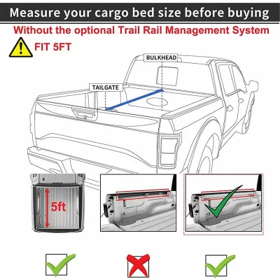 OSIAS Jeep Gladiator Tri Fold Tonneau Cover