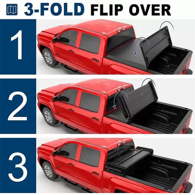 OSIAS Jeep Gladiator Tri Fold Tonneau Cover